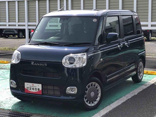 ムーヴキャンバスセオリーＧ　２ＷＤ　走行距離８９６７ｋｍ２ＷＤ　スマートアシスト　１４インチフルホイールキャップ　ＩＤＩＮＣＤオーディオ　電動パーキングブレーキ　ステアリングスイッチ（山形県）の中古車