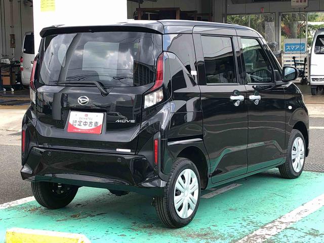 ムーヴX 4WD 走行距離4875km4WD スマートアシスト 14インチフルホイールキャップ プッシュボタンスタート キーフリーシステム 左側パワースライドドア(山形県)の中古車