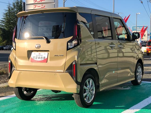 ムーヴＧ　４ＷＤ　走行距離４９５５ｋｍ４ＷＤ　スマートアシスト　プッシュボタンスタート　キーフリーシステム　９インチディスプレイオーディオ　電動パーキングブレーキ　左側パワースライドドア　アルミホイール　オートエアコン（山形県）の中古車