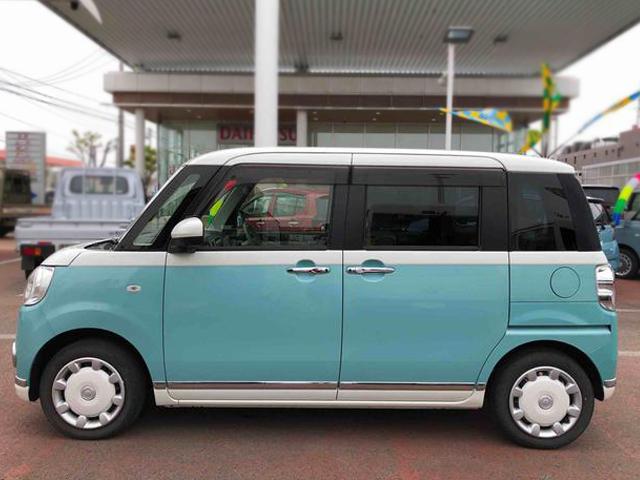 ムーヴキャンバスＧメイクアップＶＳ　ＳＡIII　２ＷＤ　走行２３４６２ｋｍ２ＷＤ　スマートアシスト　プッシュボタンスタート　キーフリーシステム　ステアリングスイッチ　カーナビゲーション　オートエアコン　フルホイールキャップ（山形県）の中古車