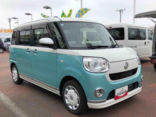 ムーヴキャンバスＧメイクアップＶＳ　ＳＡIII　２ＷＤ　走行２３４６２ｋｍ２ＷＤ　スマートアシスト　プッシュボタンスタート　キーフリーシステム　ステアリングスイッチ　カーナビゲーション　オートエアコン　フルホイールキャップ（山形県）の中古車