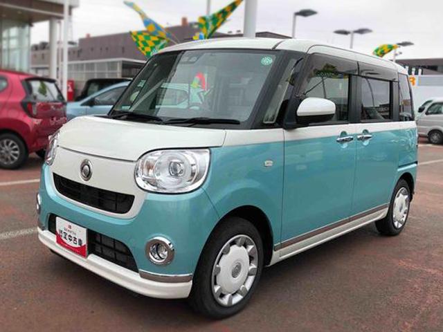 ムーヴキャンバスＧメイクアップＶＳ　ＳＡIII　２ＷＤ　走行２３４６２ｋｍ２ＷＤ　スマートアシスト　プッシュボタンスタート　キーフリーシステム　ステアリングスイッチ　カーナビゲーション　オートエアコン　フルホイールキャップ（山形県）の中古車