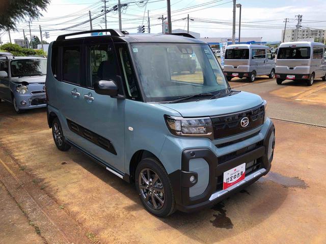 タントファンクロス 4WD 走行距離10km4WD スマートアシスト 14インチアルミホイール オートエアコン デジタルメーター ステアリングスイッチ キーフリーシステム 防汚加工シートバック 電動パーキングブレーキ(山形県)の中古車