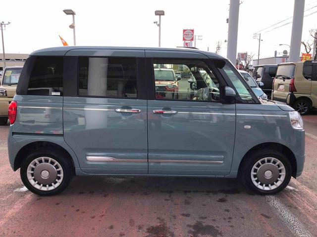 ムーヴキャンバスセオリーG 4WD 走行距離3417km4WD スマートアシスト フルホイールキャップ オートエアコン 電動パーキングブレーキ キーフリーシステム スライドドア(山形県)の中古車