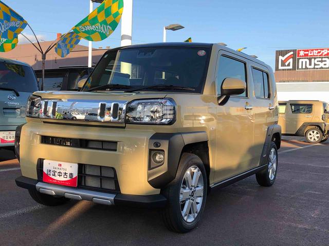 タフトG クロムベンチャー 4WD 走行距離42km4WD スマートアシスト 15インチアルミホイール コーナーセンサー キーフリーシステム プッシュボタンスタート オートエアコン(山形県)の中古車