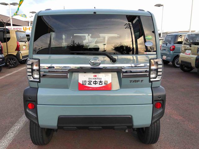 タフトＧターボ　２ＷＤ　走行距離４３６７０ｋｍ２ＷＤ　スマートアシスト　１５インチアルミホイール　オートエアコン　カーナビ　プッシュボタンスタート　キーフリー　ステアリングスイッチ（山形県）の中古車