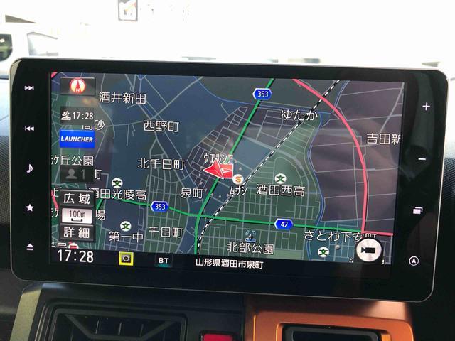 タフトＧターボ　２ＷＤ　走行距離４３６７０ｋｍ２ＷＤ　スマートアシスト　１５インチアルミホイール　オートエアコン　カーナビ　プッシュボタンスタート　キーフリー　ステアリングスイッチ（山形県）の中古車