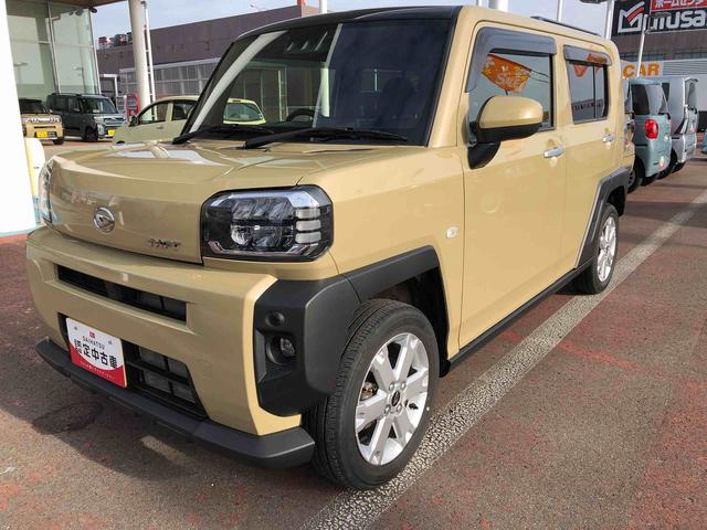 タフトＧ　２ＷＤ　走行距離１６４４５ｋｍ・車検整備付き２ＷＤ　スマートアシスト　ステアリングスイッチ　キーフリーシステム　プッシュボタンスタート　オートエアコン　電動パーキングブレーキ（山形県）の中古車