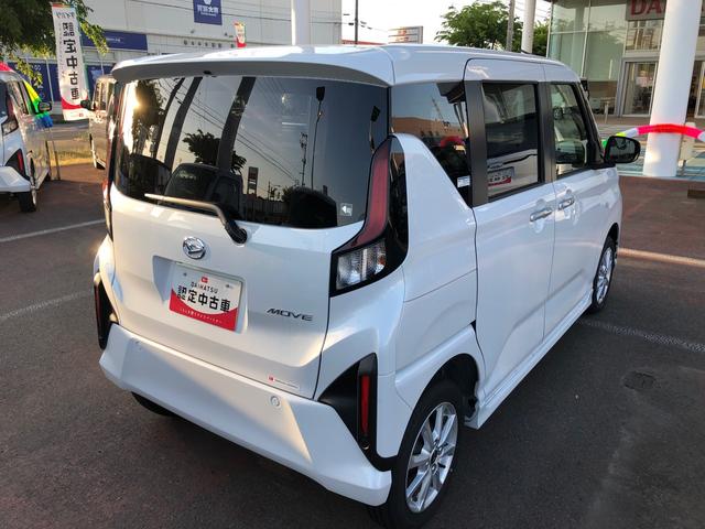 ムーヴG 4WD 走行距離2209km4WD スマートアシスト 14インチアルミホイール ステアリングスイッチ 電動パーキングブレーキ プッシュボタンスタート オートエアコン(山形県)の中古車