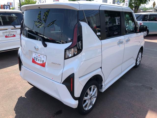 ムーヴＧ　４ＷＤ　走行距離２２０９ｋｍ４ＷＤ　スマートアシスト　１４インチアルミホイール　ステアリングスイッチ　電動パーキングブレーキ　プッシュボタンスタート　キーフリーシステム（山形県）の中古車