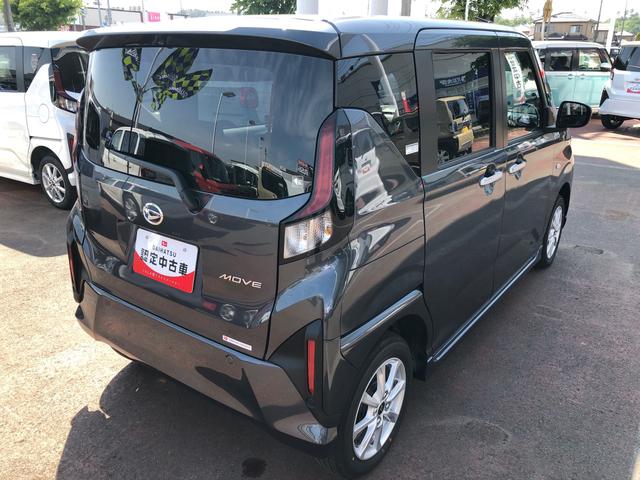 ムーヴＧ　４ＷＤ　走行距離２５ｋｍ４ＷＤ　スマートアシスト　１４インチアルミホイール　ステアリングスイッチ　電動パーキングブレーキ　プッシュボタンスタート　オートエアコン（山形県）の中古車