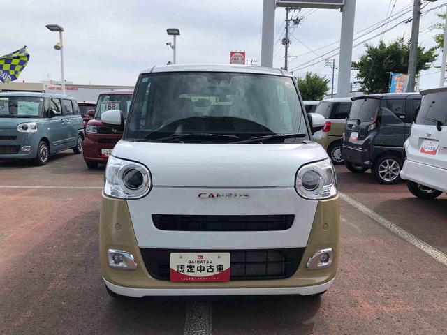 ムーヴキャンバスストライプスG 4WD 走行距離2054km4WD スマートアシスト プッシュボタンスタート キーフリーシステム 電動パーキングブレーキ 両側パワースライドドア オートエアコン(山形県)の中古車