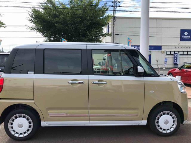 ムーヴキャンバスストライプスG 4WD 走行距離2054km4WD スマートアシスト プッシュボタンスタート キーフリーシステム 電動パーキングブレーキ 両側パワースライドドア オートエアコン(山形県)の中古車