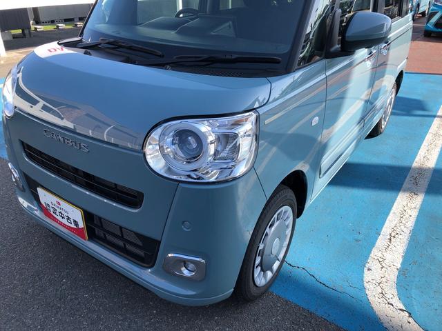 ムーヴキャンバスセオリーG 6359km走行4WD スマートアシスト プッシュボタンスタート キーフリーシステム 両側パワースライドドア ディスプレイオーディオ フロントフォグランプ バックモニター(山形県)の中古車
