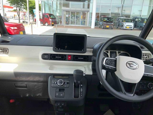 ムーヴキャンバスストライプスG 4WD 走行距離15km4WD スマートアシスト プッシュボタンスタート キーフリーシステム 電動パーキングブレーキ 両側パワースライドドア オートエアコン 14インチフルホイールキャップ(山形県)の中古車