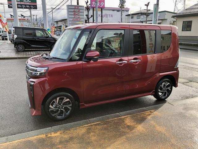 タントカスタムＸ４ＷＤ・スマートアシスト・両側パワースライドドア・フロントフォグランプ・ドアミラーターンランプ・ステアリングスイッチ・アルミホイール・オートエアコン（山形県）の中古車