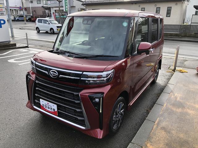 タントカスタムＸ４ＷＤ・スマートアシスト・両側パワースライドドア・フロントフォグランプ・ドアミラーターンランプ・ステアリングスイッチ・アルミホイール・オートエアコン（山形県）の中古車