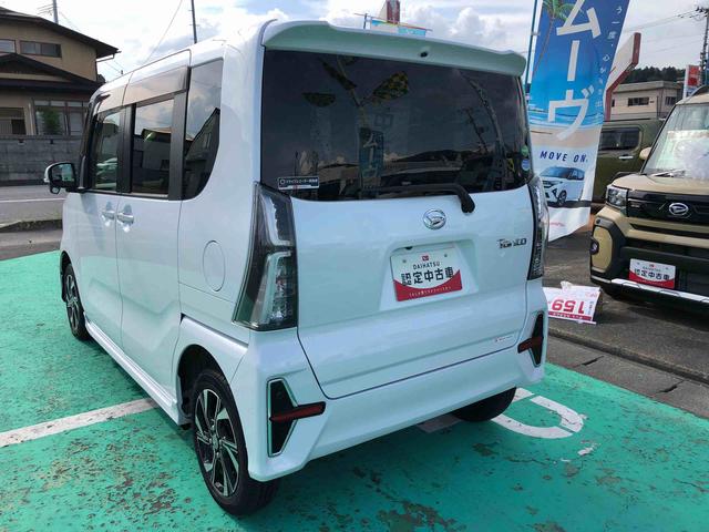 タントカスタムＸ　４ＷＤ　車検整備付き・カーナビ４ＷＤ　スマートアシスト　車検整備付き　オートエアコン　カーナビ　１５インチアルミホイール　コーナーセンサー　電動パーキングブレーキ（山形県）の中古車