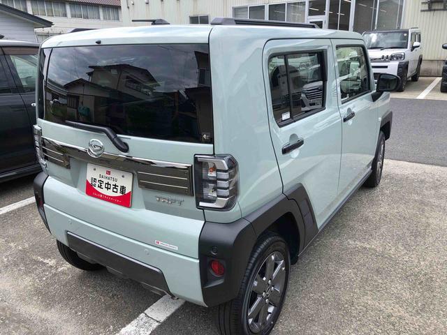 タフトＧターボ　ダーククロムベンチャー　４ＷＤ　走行４７１４ｋｍ４ＷＤ　スマートアシスト　電動パーキングブレーキ　プッシュボタンスタート　キーフリー　コーナーセンサー　ステアリングスイッチ（山形県）の中古車