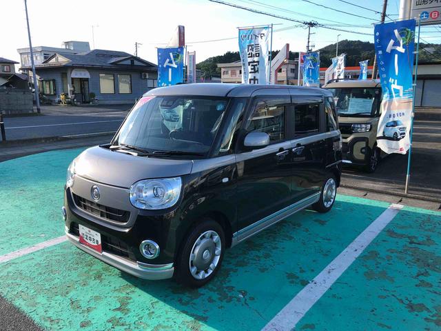 ムーヴキャンバスＧブラックアクセントリミテッド　ＳＡIII　４ＷＤ４ＷＤ　スマートアシスト　フルホイールキャップ　カーナビ　ベンチシート　ステアリングスイッチ　オートエアコン（山形県）の中古車