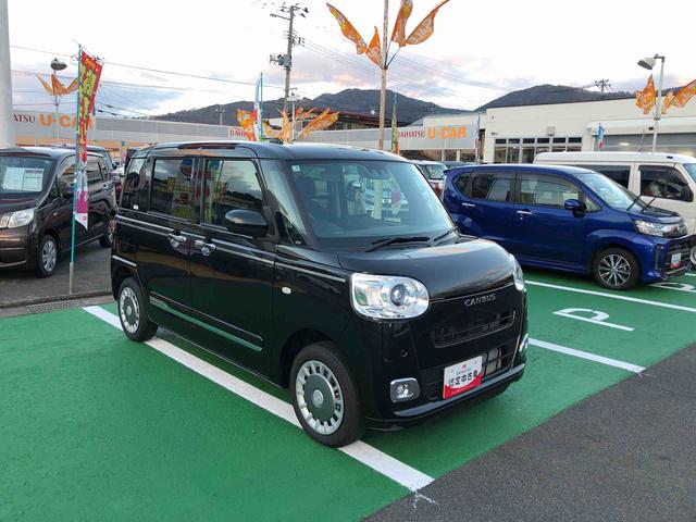 ムーヴキャンバスセオリーＧターボ　４ＷＤ　走行距離１１６６ｋｍ４ＷＤ　スマートアシスト　フルホイールキャップ　プッシュボタンスタート　キーフリーシステム　オートエアコン　ベンチシート（山形県）の中古車