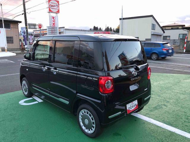 ムーヴキャンバスセオリーＧターボ　４ＷＤ　走行距離１１６６ｋｍ４ＷＤ　スマートアシスト　フルホイールキャップ　プッシュボタンスタート　キーフリーシステム　オートエアコン　ベンチシート（山形県）の中古車