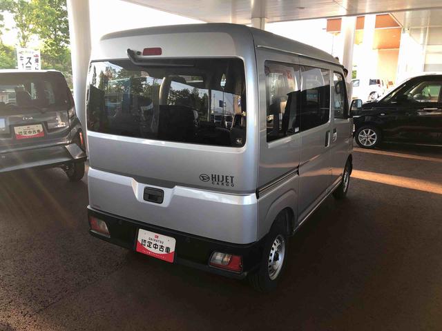 ハイゼットカーゴDX 4WD 走行距離6106km4WD スマートアシスト キーレスエントリー スチールホイール コーナーセンサー マニュアルエアコン ユースフルナット パワーウィンドウ(山形県)の中古車