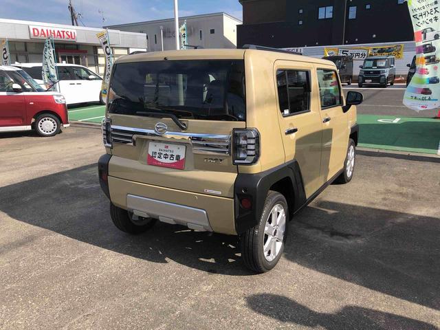 タフトＧ　クロムベンチャー　４ＷＤ　走行距離３９１８ｋｍ４ＷＤ　スマートアシスト　１５インチアルミホイール　ステアリングスイッチ　電動パーキングブレーキ　プッシュボタンスタート　オートエアコン（山形県）の中古車