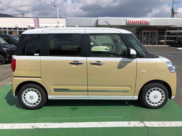 ムーヴキャンバスストライプスＧ　２ＷＤ　走行距離９８８８ｋｍ２ＷＤ　スマートアシスト　両側パワースライドドア　フルホイールキャップ　フルＬＥＤヘッドランプ　オートエアコン　キーフリーシステム（山形県）の中古車