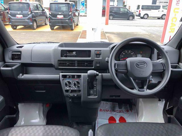 ハイゼットカーゴDX 4WD 走行距離16082km4WD スマートアシスト キーレスエントリー オーバーヘッドシェルフ ユースフルナット 撥水フルファブリックシート表皮 マニュアルエアコン AM/FMラジオ(山形県)の中古車
