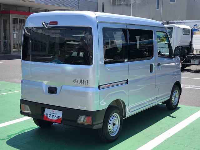 ハイゼットカーゴDX 4WD 走行距離2550km4WD スマートアシスト キーレスエントリー オーバーヘッドシェルフ 撥水フルファブリックシート表皮 アッパートレイ マニュアルエアコン(山形県)の中古車
