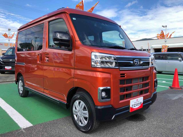 アトレーＲＳ　４ＷＤ　走行距離４２７９ｋｍ４ＷＤ　スマートアシスト　プッシュボタンスタート　キーフリーシステム　両側パワースライドドア　フロントフォグランプ　クルーズコントロール　オートエアコン（山形県）の中古車