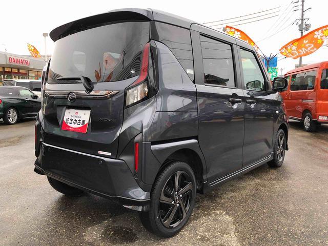 ムーヴRS 4WD 走行距離1399km4WD スマートアシスト プッシュボタンスタート キーフリーシステム 9インチディスプレイオーディオ 電動パーキングブレーキ アルミホイール オートエアコン(山形県)の中古車