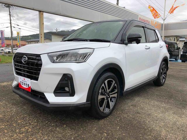 ロッキープレミアム　４ＷＤ　走行距離７２７８０ｋｍ４ＷＤ　スマートアシスト　プッシュボタンスタート　キーフリーシステム　カーナビゲーション　フロントフォグランプ　クルーズコントロール　アルミホイール　オートエアコン（山形県）の中古車