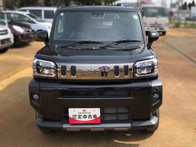 タフトG ダーククロムベンチャー 4WD4WD スマートアシスト LEDフォグランプ キーフリーシステム プッシュボタンスタート オートエアコン 15インチアルミホイール 電動パーキングブレーキ(山形県)の中古車