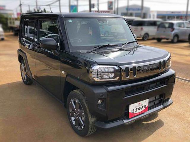 タフトG ダーククロムベンチャー 4WD4WD スマートアシスト LEDフォグランプ キーフリーシステム プッシュボタンスタート オートエアコン 15インチアルミホイール 電動パーキングブレーキ(山形県)の中古車