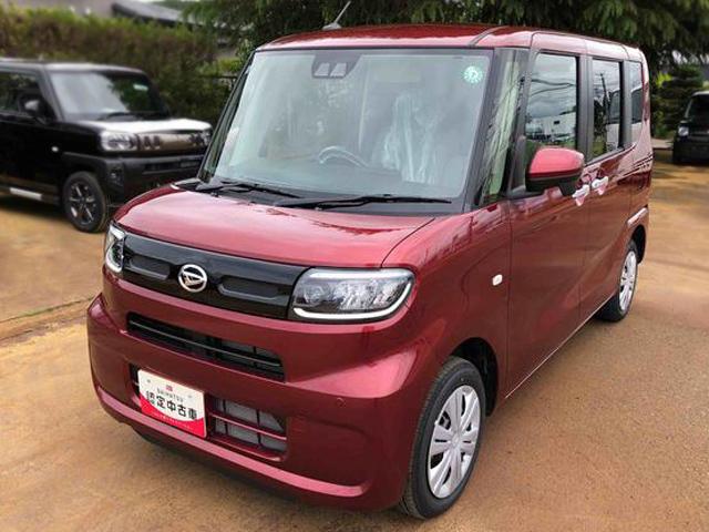 タントＸ　４ＷＤ　走行距離４２９０ｋｍ４ＷＤ　スマートアシスト　純正ナビ装着用アップグレードパック　プッシュボタンスタート　キーフリーシステム　オートエアコン　ステアリングスイッチ　電動パーキングブレーキ　１４インチフルホイールキャップ（山形県）の中古車