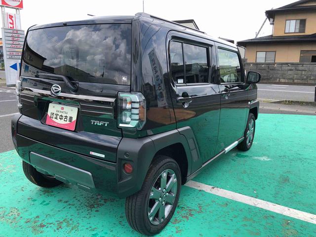 タフトＧ　ダーククロムベンチャー　４ＷＤ　１５インチアルミホイール４ＷＤ　スマートアシスト　１５インチアルミホイール　オートエアコン　電動パーキングブレーキ　キーフリー　ＬＥＤヘッドランプ　コーナーセンサー（山形県）の中古車