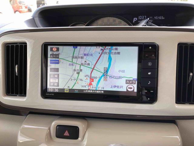 ムーヴキャンバスＧホワイトアクセントリミテッド　ＳＡIII　２ＷＤ２ＷＤ　スマートアシスト　オートエアコン　カーナビゲーション　キーフリーシステム　プッシュボタンスタート　フルホイールキャップ　ベンチシート（山形県）の中古車