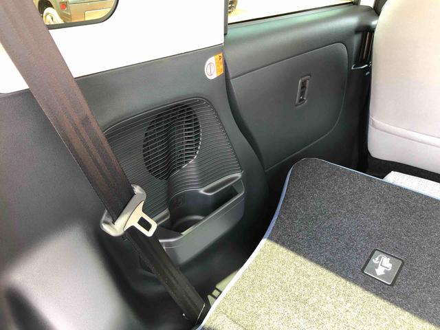 ムーヴキャンバスストライプスＧ　４ＷＤ　走行距離７３４４ｋｍ４ＷＤ　スマートアシスト　１４インチフルホイールキャップ　オートエアコン　両側パワースライドドア　電動パーキングブレーキ　キーフリー　ステアリングスイッチ（山形県）の中古車