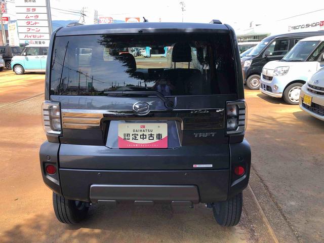 タフトＧ　ダーククロムベンチャー　４ＷＤ　走行距離５４２１ｋｍ４ＷＤ　スマートアシスト　１５インチアルミホイール　電動パーキングブレーキ　ステアリングスイッチ　キーフリーシステム　プッシュボタンスタート（山形県）の中古車