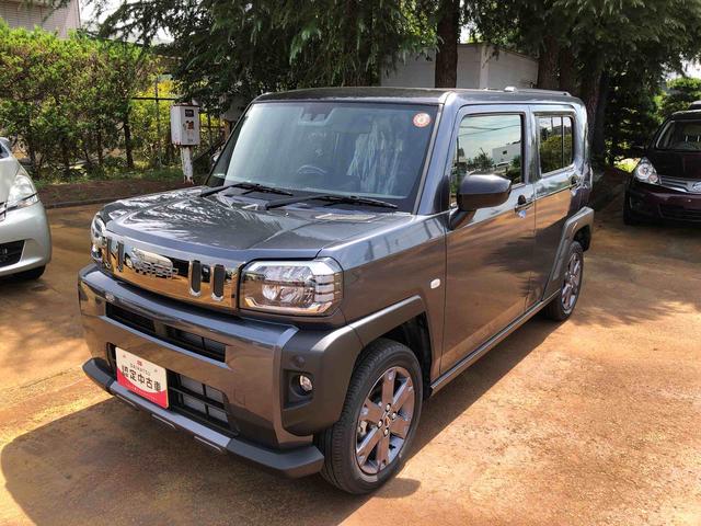 タフトＧ　ダーククロムベンチャー　４ＷＤ　走行距離５４２１ｋｍ４ＷＤ　スマートアシスト　１５インチアルミホイール　電動パーキングブレーキ　ステアリングスイッチ　キーフリーシステム　プッシュボタンスタート（山形県）の中古車
