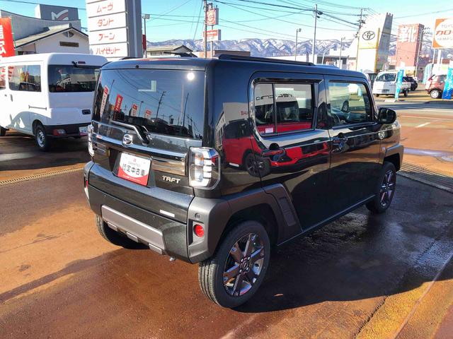 タフトＧ　ダーククロムベンチャー　４ＷＤ　走行距離４３４８ｋｍ４ＷＤ　スマートアシスト　コーナーセンサー　ステアリングスイッチ　キーフリーシステム　アルミホイール　オートエアコン　プッシュボタンスタート（山形県）の中古車