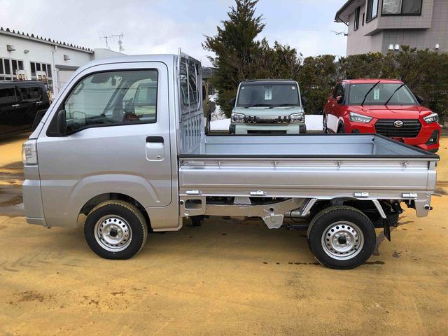 ハイゼットトラックスタンダード　農用スペシャル　４ＷＤ　走行距離１０ｋｍ４ＷＤ　スマートアシスト　スチールホイール　オートライト　アイドリングストップ　マニュアルエアコン　キーレスエントリー　コーナーセンサー（山形県）の中古車