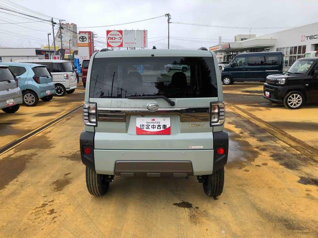 タフトＧ　ダーククロムベンチャー　４ＷＤ　走行距離１７７４ｋｍ４ＷＤ　スマートアシスト　アルミホイール　キーフリーシステム　プッシュボタンスタート　電動パーキングブレーキ　コーナーセンサー（山形県）の中古車