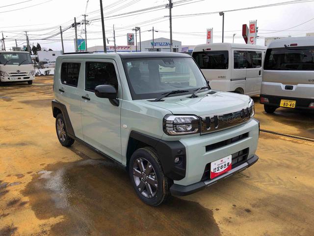タフトＧ　ダーククロムベンチャー　４ＷＤ　走行距離１７７４ｋｍ４ＷＤ　スマートアシスト　アルミホイール　キーフリーシステム　プッシュボタンスタート　電動パーキングブレーキ　コーナーセンサー（山形県）の中古車