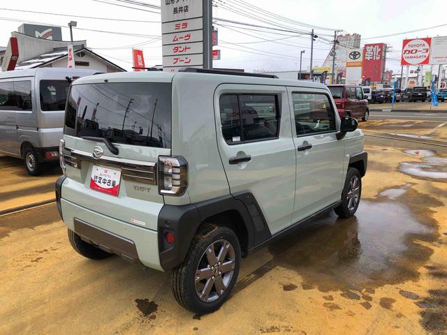 タフトＧ　ダーククロムベンチャー　４ＷＤ　走行距離１７７４ｋｍ４ＷＤ　スマートアシスト　アルミホイール　キーフリーシステム　プッシュボタンスタート　電動パーキングブレーキ　コーナーセンサー（山形県）の中古車