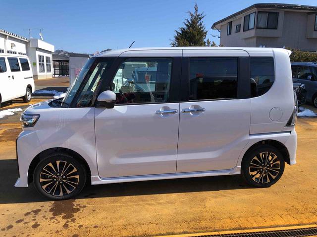 タントカスタムＲＳ　４ＷＤ　走行距離４６９６ｋｍ４ＷＤ　スマートアシスト　キーフリーシステム　デジタルメーター　コーナーセンサー　アルミホイール　ベンチシート　ステアリングスイッチ（山形県）の中古車