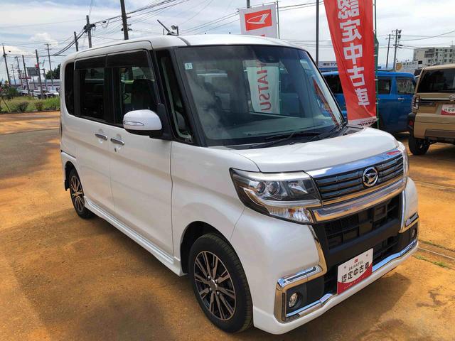 タントカスタムＸトップエディションＳＡII　４ＷＤ　７６６００ｋｍ４ＷＤ　スマートアシスト　１４インチアルミホイール　ナビ　バックモニター　ステアリングスイッチ　プッシュボタンスタート　オートエアコン（山形県）の中古車