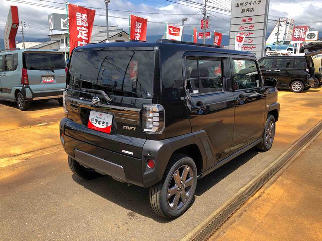 タフトG ダーククロムベンチャー 4WD 10079km4WD スマートアシスト フロントフォグランプ プッシュボタンスタート キーフリーシステム アルミホイール オートエアコン 電動パーキングブレーキ(山形県)の中古車
